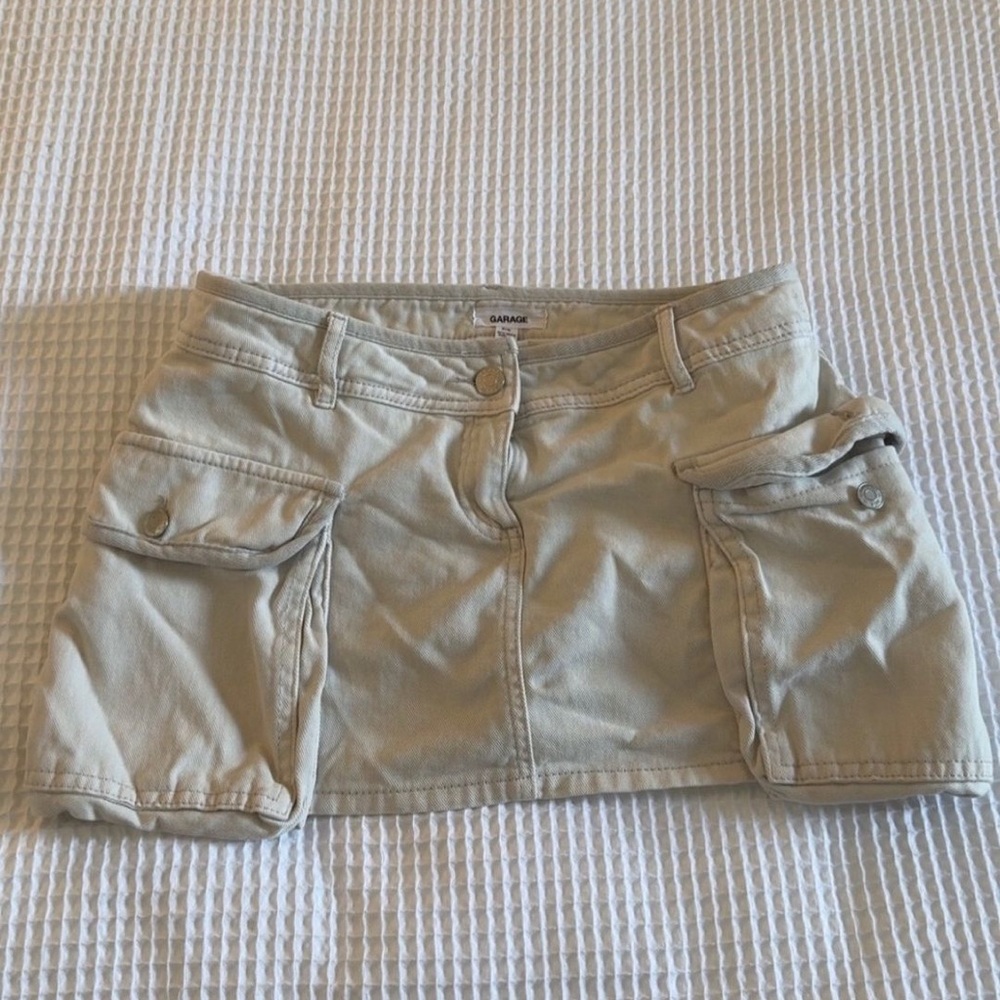 Beige Women's Cargo Shorts